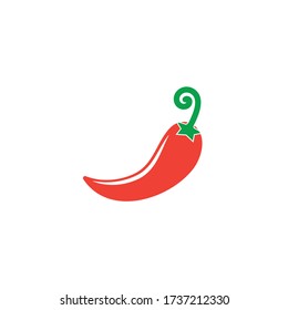 Chili logo icon vector illustration design template