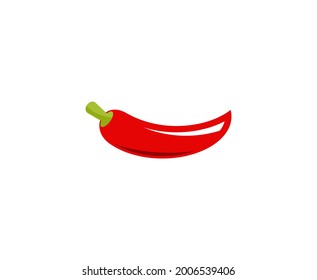 Chili logo peppers spice vector 