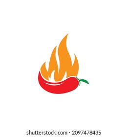 chili logo and symbol vector icon image