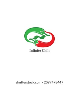 imagen de icono del símbolo vectorial y el logotipo de chili