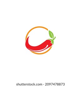 Chililogo und Vektorsymbol
