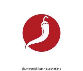 Chili logo template symbol vector icon