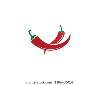 Chili logo template symbol vector icon