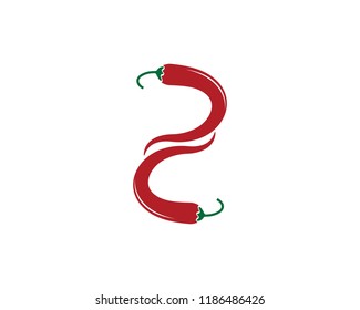 Chili logo template symbol vector icon