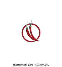 CHILI LOGO TEMPLATE SYMBOL VECTOR ICON