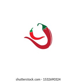 CHILI LOGO TEMPLATE SYMBOL VECTOR ICON