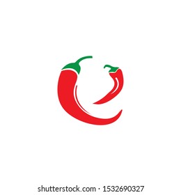 CHILI LOGO TEMPLATE SYMBOL VECTOR ICON
