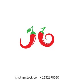 CHILI LOGO TEMPLATE SYMBOL VECTOR ICON