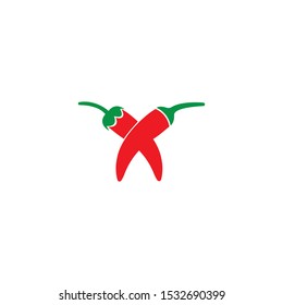 CHILI LOGO TEMPLATE SYMBOL VECTOR ICON