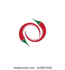 CHILI LOGO TEMPLATE SYMBOL VECTOR ICON