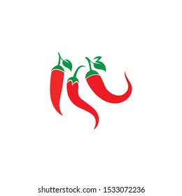 CHILI LOGO TEMPLATE SYMBOL VECTOR ICON