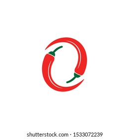 CHILI LOGO TEMPLATE SYMBOL VECTOR ICON