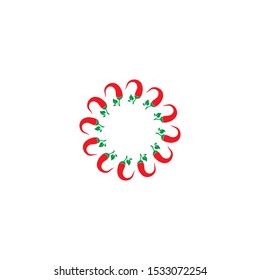CHILI LOGO TEMPLATE SYMBOL VECTOR ICON
