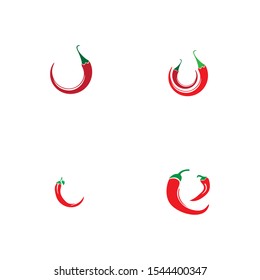 CHILI LOGO TEMPLATE SYMBOL VECTOR ICON