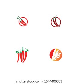 CHILI LOGO TEMPLATE SYMBOL VECTOR ICON