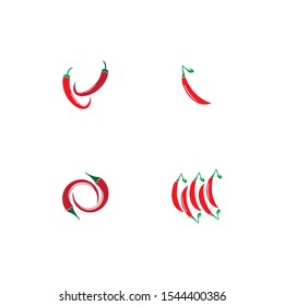 CHILI LOGO TEMPLATE SYMBOL VECTOR ICON