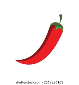 Ilustración de Plantilla de icono de Vector de logotipo de chili
