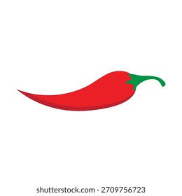 Ilustración de Plantilla de icono de Vector de logotipo de chili