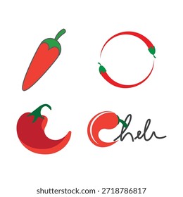Chili Logo Vector Icon Template Illustration