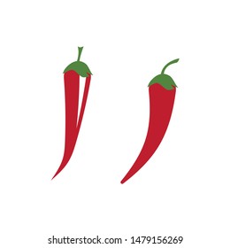 Chili logo vector ilustration template
