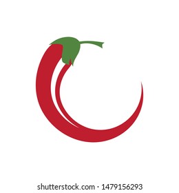 Chili logo vector ilustration template
