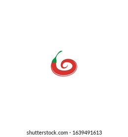 Chili logo vector ilustration template