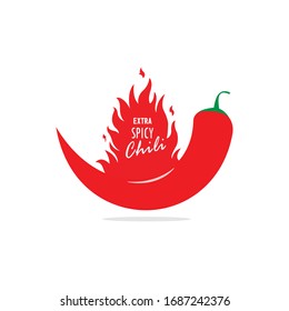 Chili logo vector ilustration template