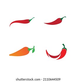 Chili logo vector template design illustration