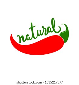 Chili logo vector template illustration