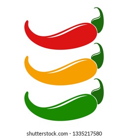 Chili logo vector template illustration