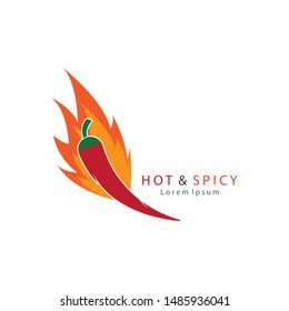 Chili logo vector template illustration