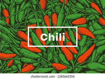 Chilimuster-Kunst