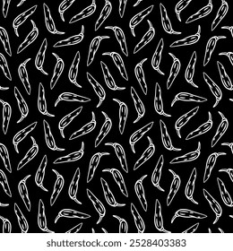 chili pattern Background. vintage chili background. pepper pattern background. hot chili doodle pattern background.