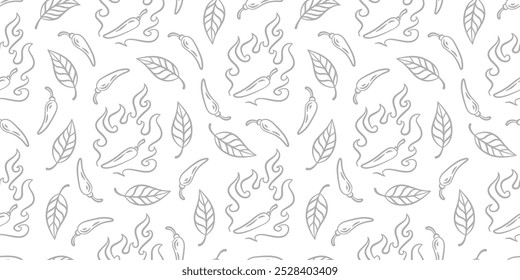 chili pattern Background. vintage chili background. pepper pattern background. hot chili doodle pattern background.