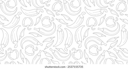 chili pattern Background. vintage chili background. pepper pattern background. chili doodle pattern background. hot chili pattern.
