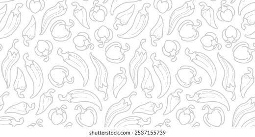 chili pattern Background. vintage chili background. pepper pattern background. chili doodle pattern background. hot chili pattern.