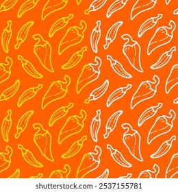 chili pattern Background. vintage chili background. pepper pattern background. chili doodle pattern background. hot chili pattern.