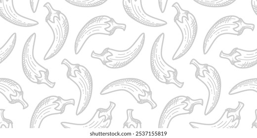 chili pattern Background. vintage chili background. pepper pattern background. chili doodle pattern background. hot chili pattern.