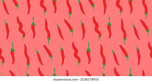 chili pattern Background. vintage chili background. pepper pattern background. hot chili pattern background.