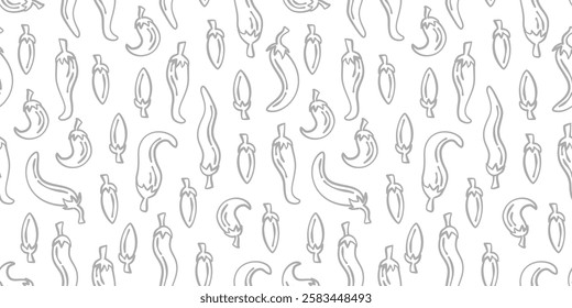 chili pattern Background. vintage chili pepper pattern background. chili doodle pattern background. hot chili pattern background.