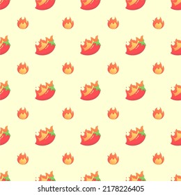 Chili pattern simple vector design