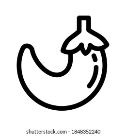 Chili Peper icon or logo isolated sign symbol vector illustration - high quality black style vector icons
