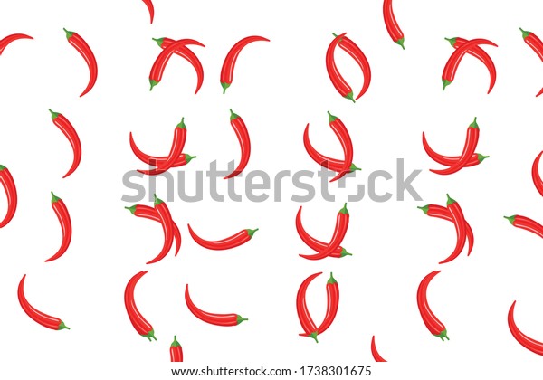 Chili Pepper Background Vector Graphics Stock Vector (royalty Free 