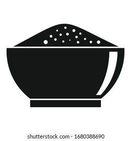 Chili Pepper Bowl Icon. Simple Illustration Of Chili Pepper Bowl Vector Icon For Web Design Isolated On White Background