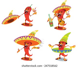 Chili pepper character variations