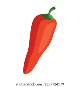 chili pepper fresh vegetable icon isolated