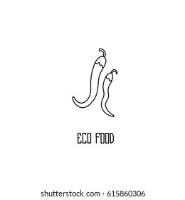 Chili Pepper hand drawn vector illustration