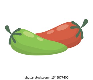 chili pepper hot vegetable icon vector illustration design