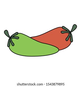 chili pepper hot vegetable icon vector illustration design