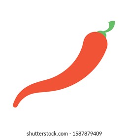 chili pepper hot vegetable icon vector illustration design